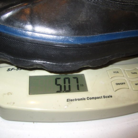 WeatherRite Leather Rubber Navy Steel Toe Boots 8 main image 6